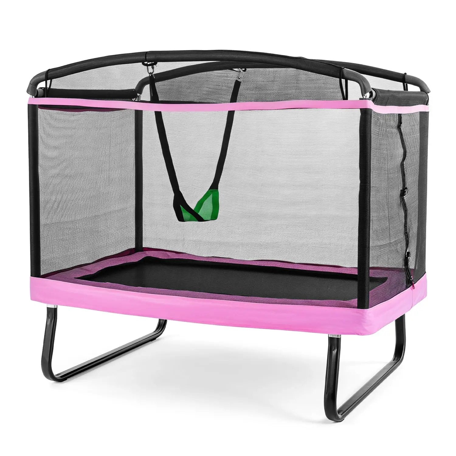 6 FT Kids Trampoline with Swing and Safety Enclosure Net by DirectDeals