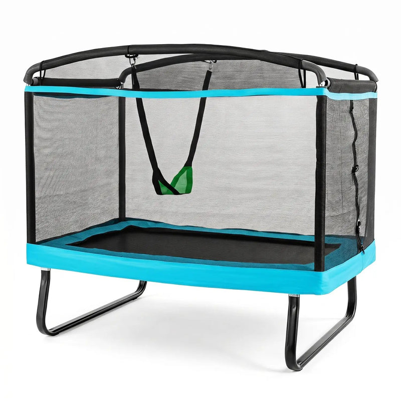 6 FT Kids Trampoline with Swing and Safety Enclosure Net by DirectDeals