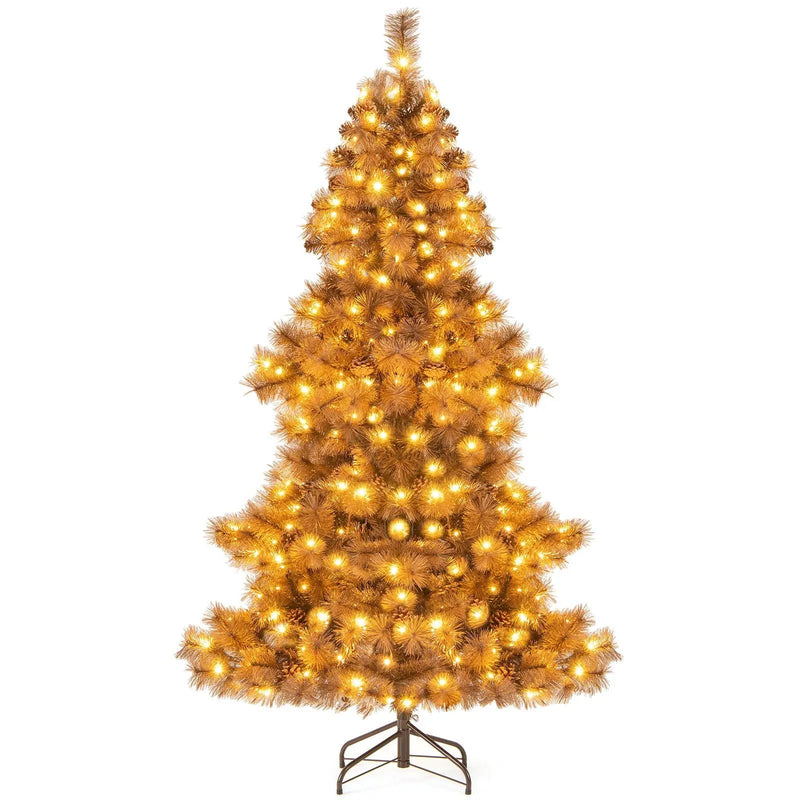 6 Feet Artificial Christmas Tree with 493 Branch Tips for Home Office Carnival by DirectDeals
