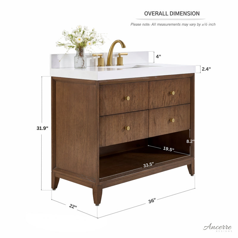 Momo 36" Bath Vanity Set by Ancerre Designs