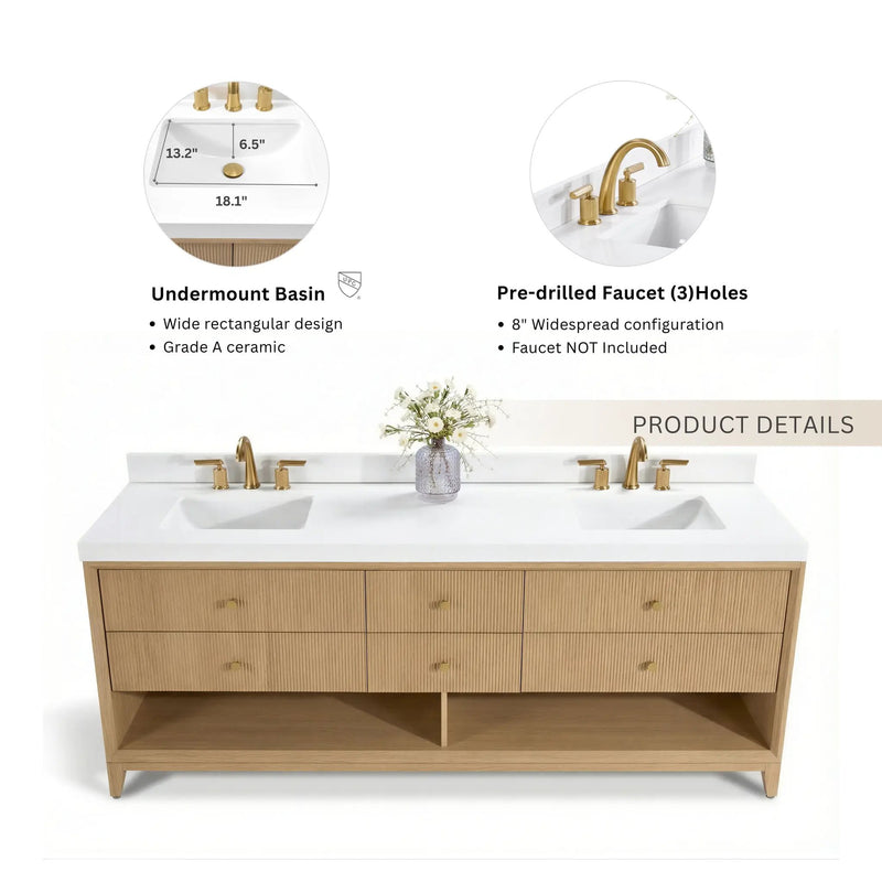 Momo 72" Bath Vanity Set by Ancerre Designs