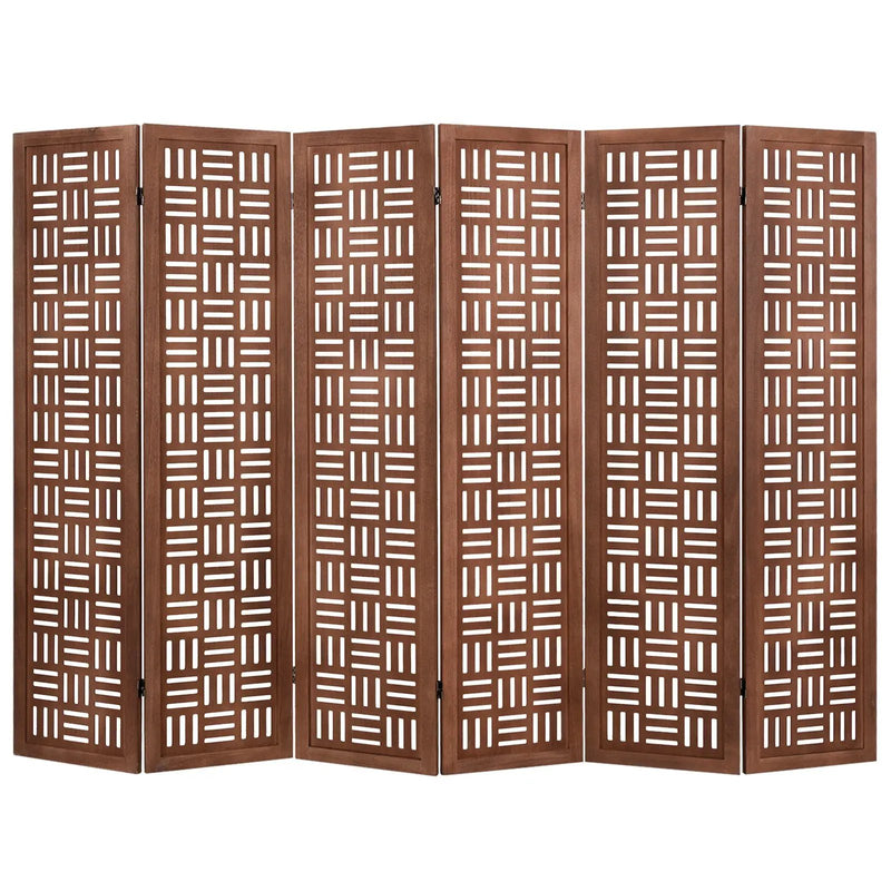 4-Panel Solid Wood Room Divider Folding Partition Stand by DirectDeals