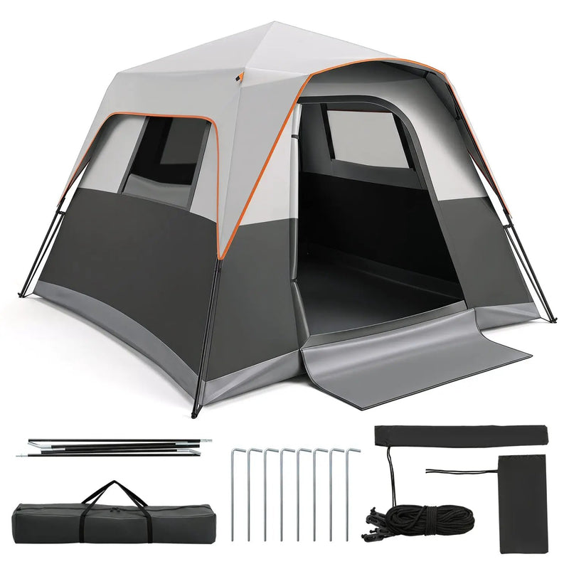 6-Person Instant Cabin Tent with Blackout Rainfly by DirectDeals