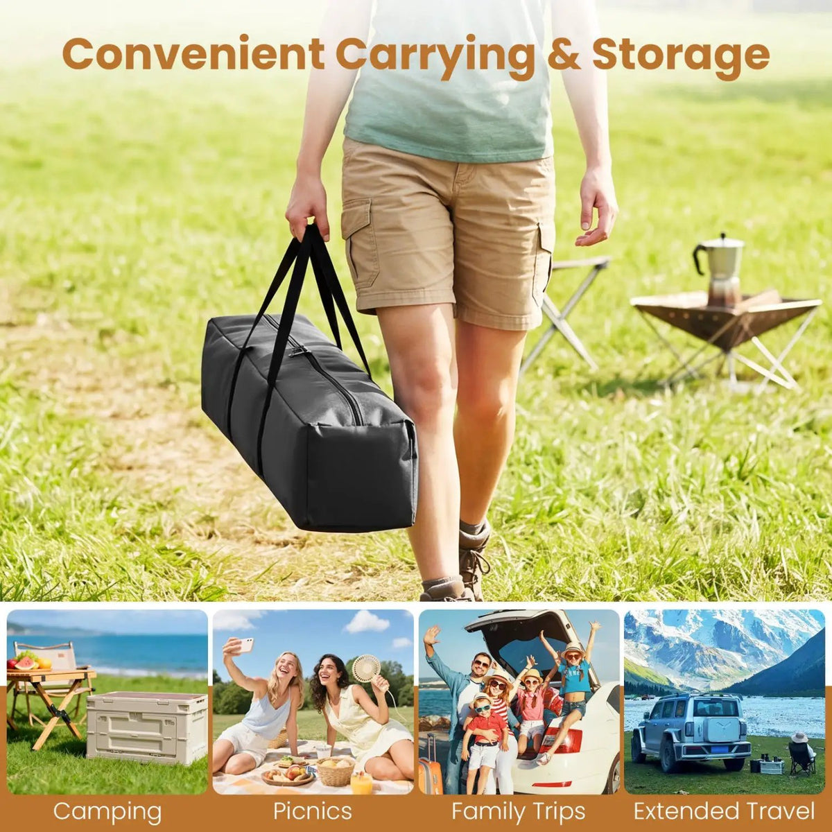 6-Person Instant Cabin Tent with Blackout Rainfly, photo 5 of 16