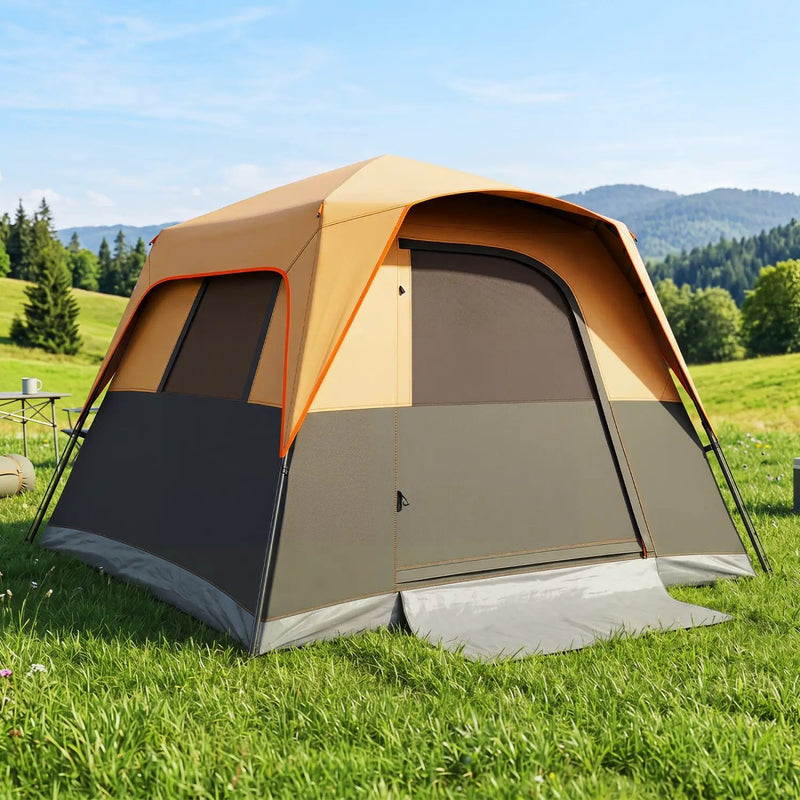 6-Person Instant Cabin Tent with Blackout Rainfly by DirectDeals
