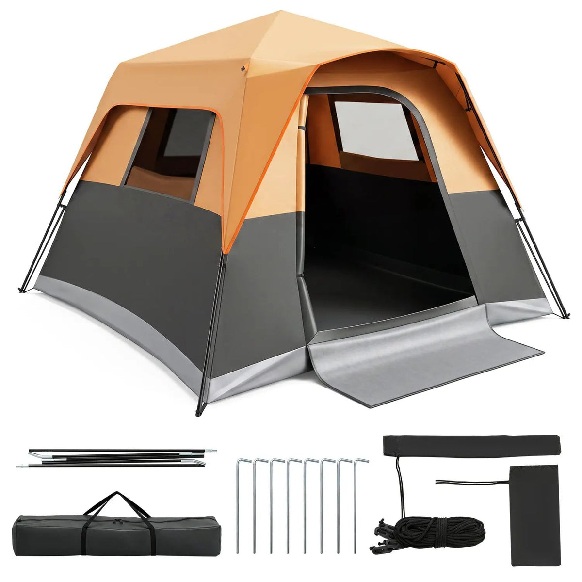 6-Person Instant Cabin Tent with Blackout Rainfly, photo 10 of 16