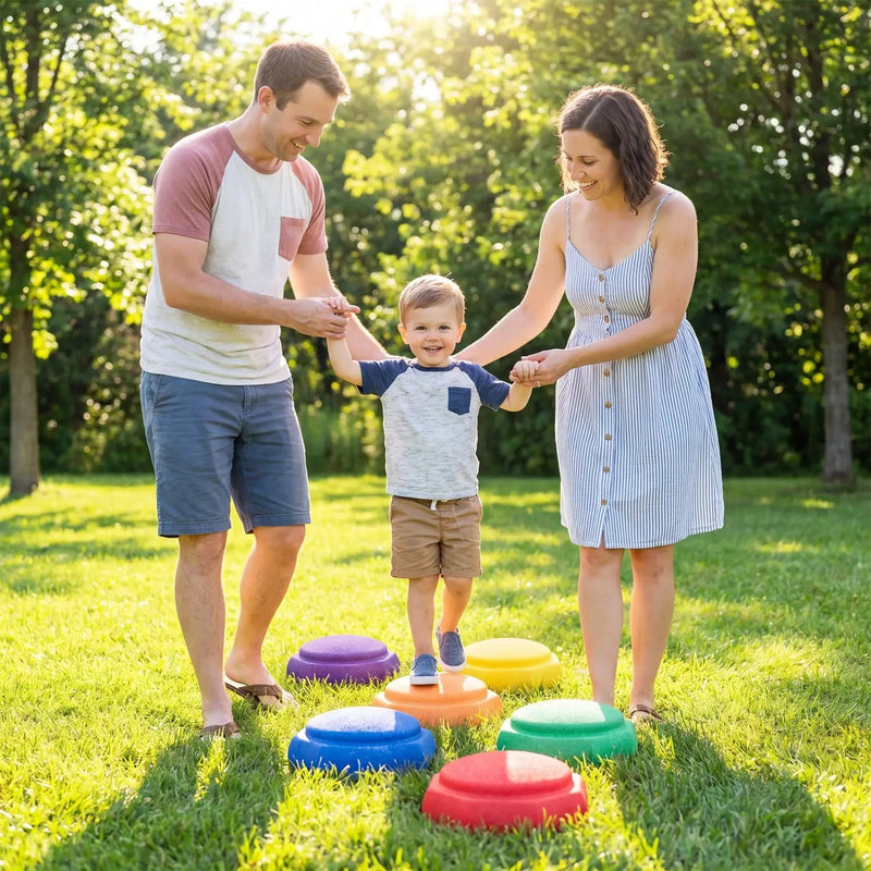 Stepping Stones for Kids 6-Piece Balance Training Set by DirectDeals