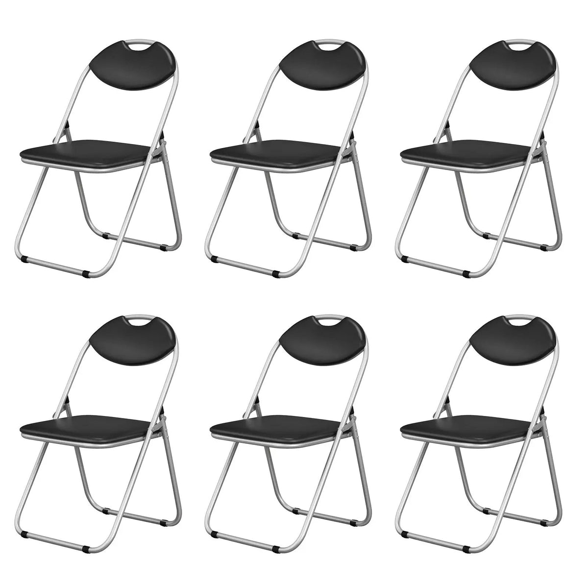 2/4/6 Pieces Portable Folding Dining Chairs Set with Carrying Handles, photo 6 of 10