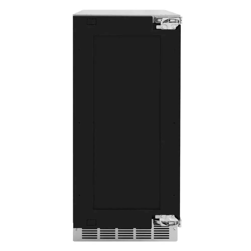 ZLINE 15" Touchstone Gourmet Ice Maker Drain Pump Panel Ready Door Polished Gold IGMDPZ-15-G by Farmhouse Kitchen and Bath