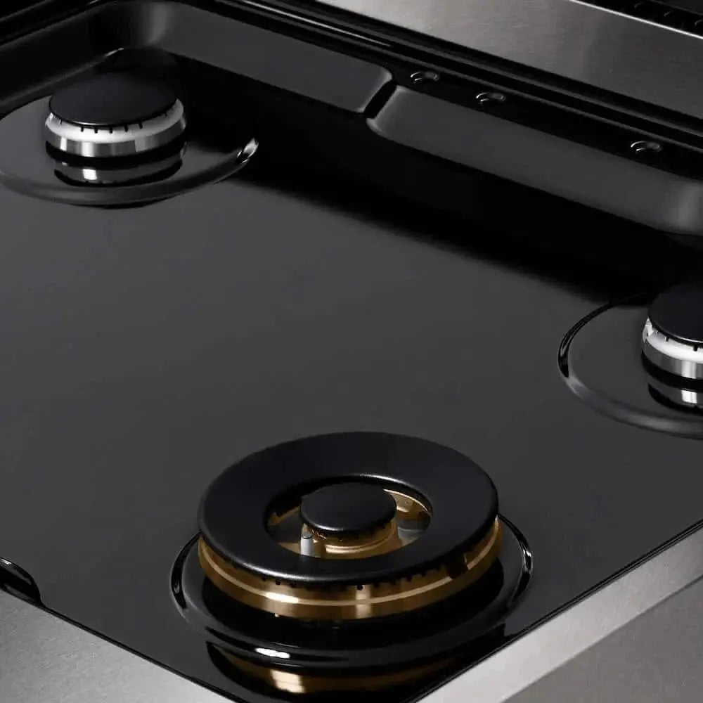 ZLINE 30" Paramount Gas Rangetop DuraSnow® Stainless Steel SRTS-30 by Farmhouse Kitchen and Bath