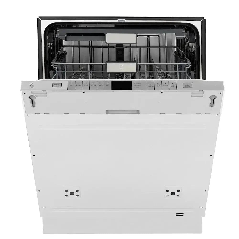 ZLINE Autograph Edition 24" Tall Tub Dishwasher, Custom Panel Ready, Matte Black DWMTZ-24-MB by Farmhouse Kitchen and Bath