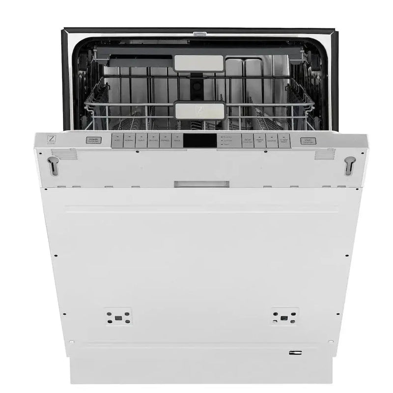 ZLINE Autograph Edition 24" Tall Tub Dishwasher, Custom Panel Ready, Matte Black DWMTZ-24-MB by Farmhouse Kitchen and Bath