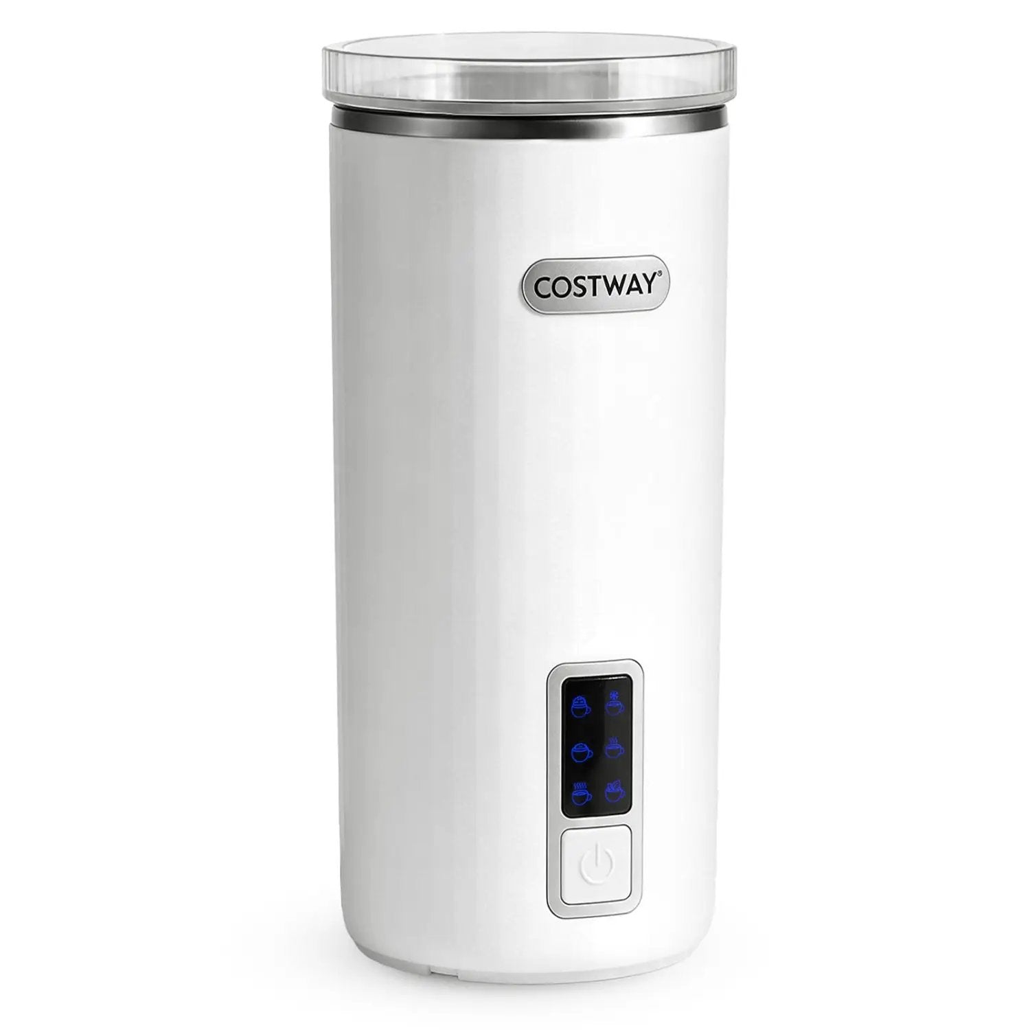Electric Milk Frother and Steamer 6-in-1 Stainless Steel by DirectDeals