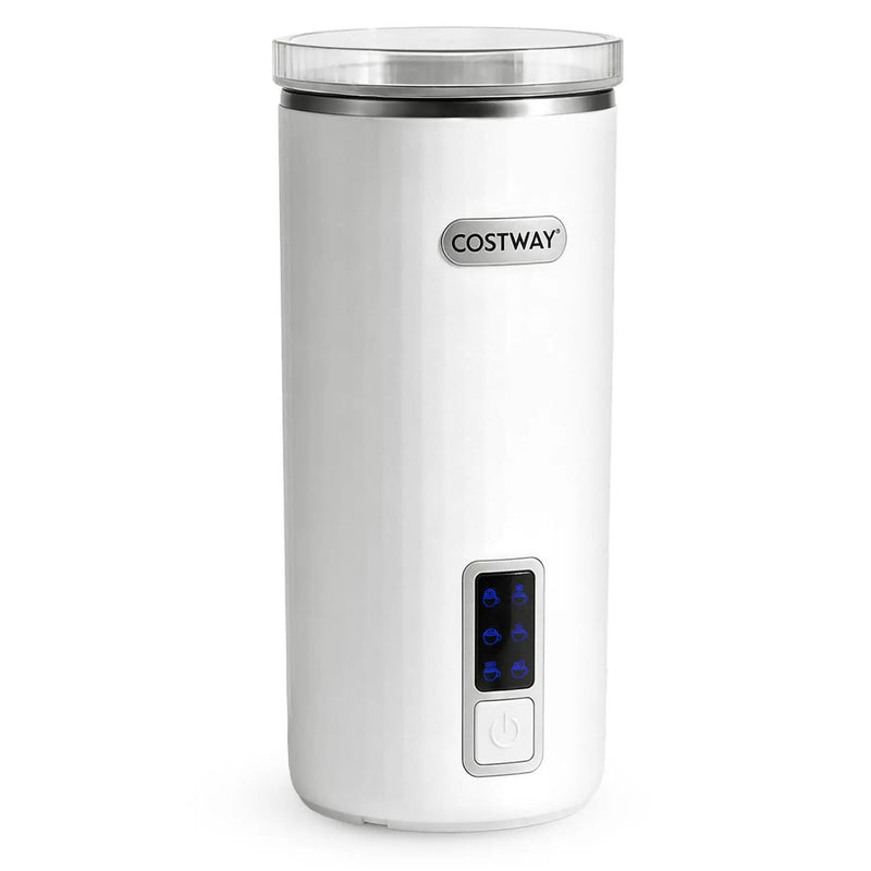 Electric Milk Frother and Steamer 6-in-1 Stainless Steel by DirectDeals
