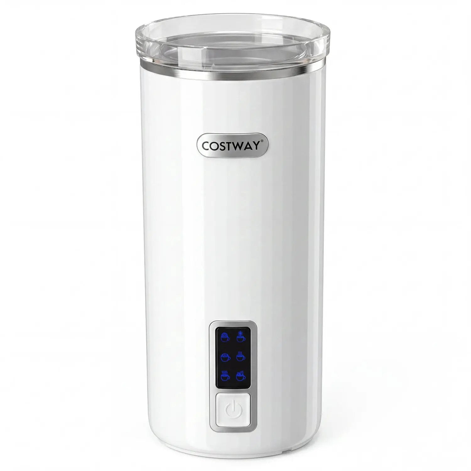 Electric Milk Frother and Steamer 6-in-1 Stainless Steel by DirectDeals