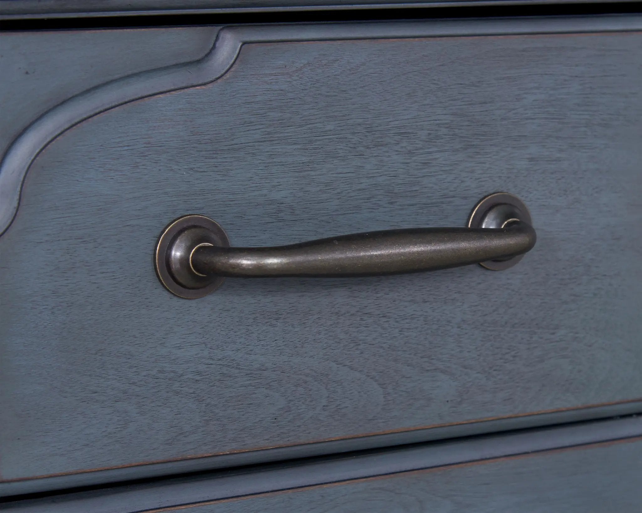 TV Stand For TVs Up To 90" - Blue by Unique Piece Furniture