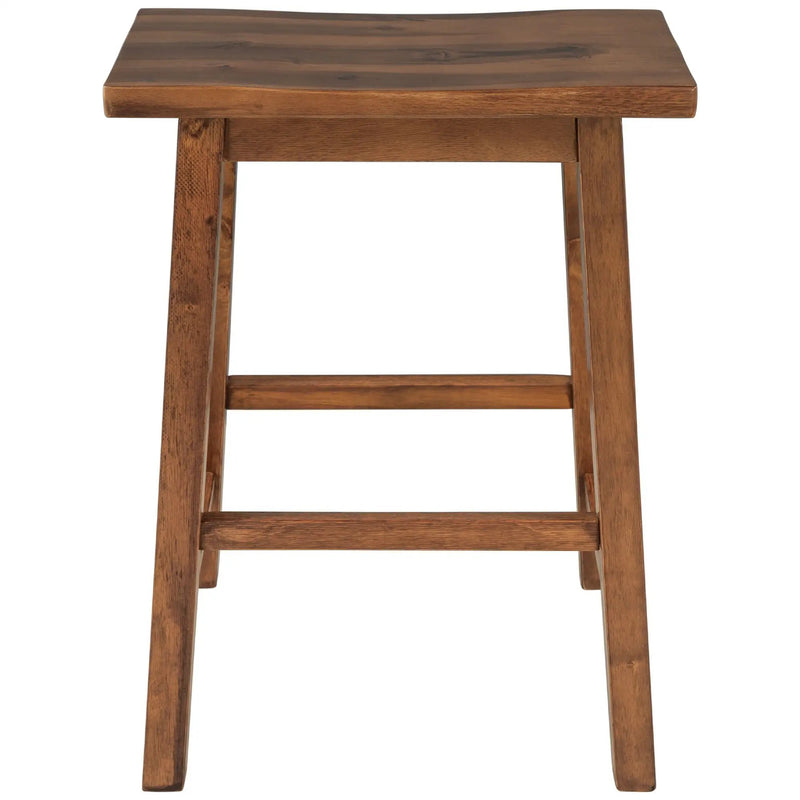 Rustic 3 Piece Stationary Kitchen Island Set With 2 Seatings, With 2 Open Shelves by HouseOfZazla