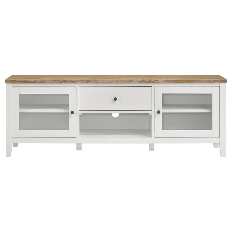 Hollis 3-piece 67-inch TV Stand Entertainment Center White by Unique Piece Furniture