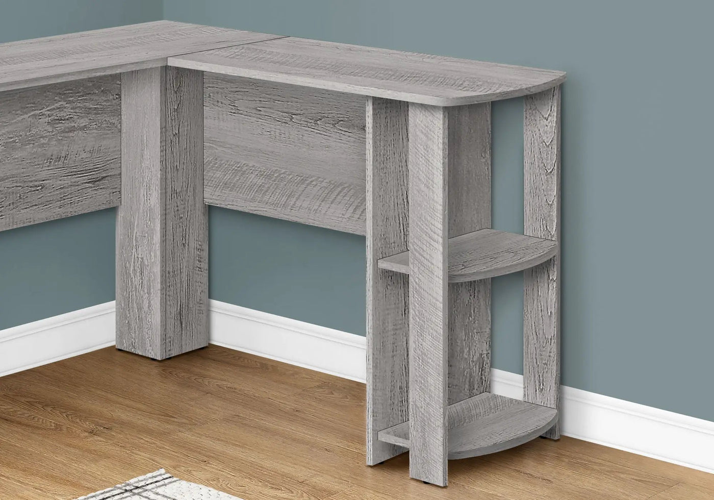 Computer Desk, Home Office, Corner, Storage Shelves, L Shape, Laptop, Contemporary & Modern by Unique Piece Furniture