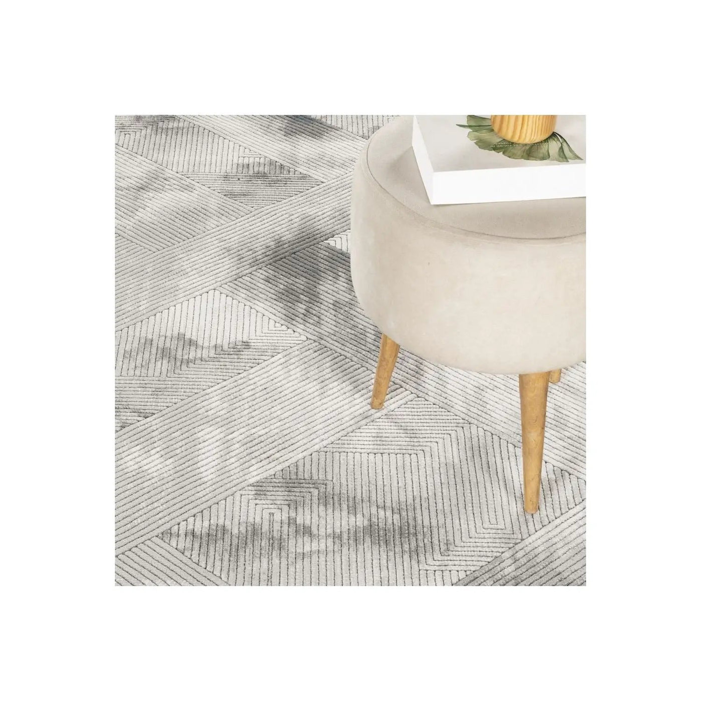 Geometrix - Contemporary Rug With 3D Effect by HouseOfZazla