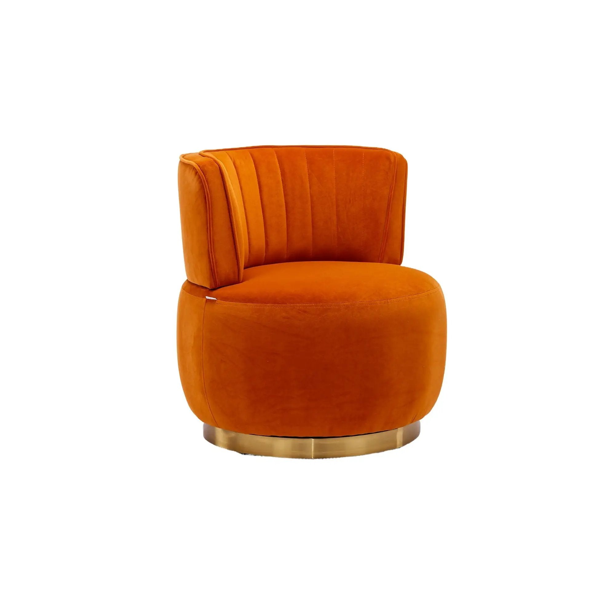 360 Degree Swivel Cuddle Barrel Accent Sofa Chair by Unique Piece Furniture