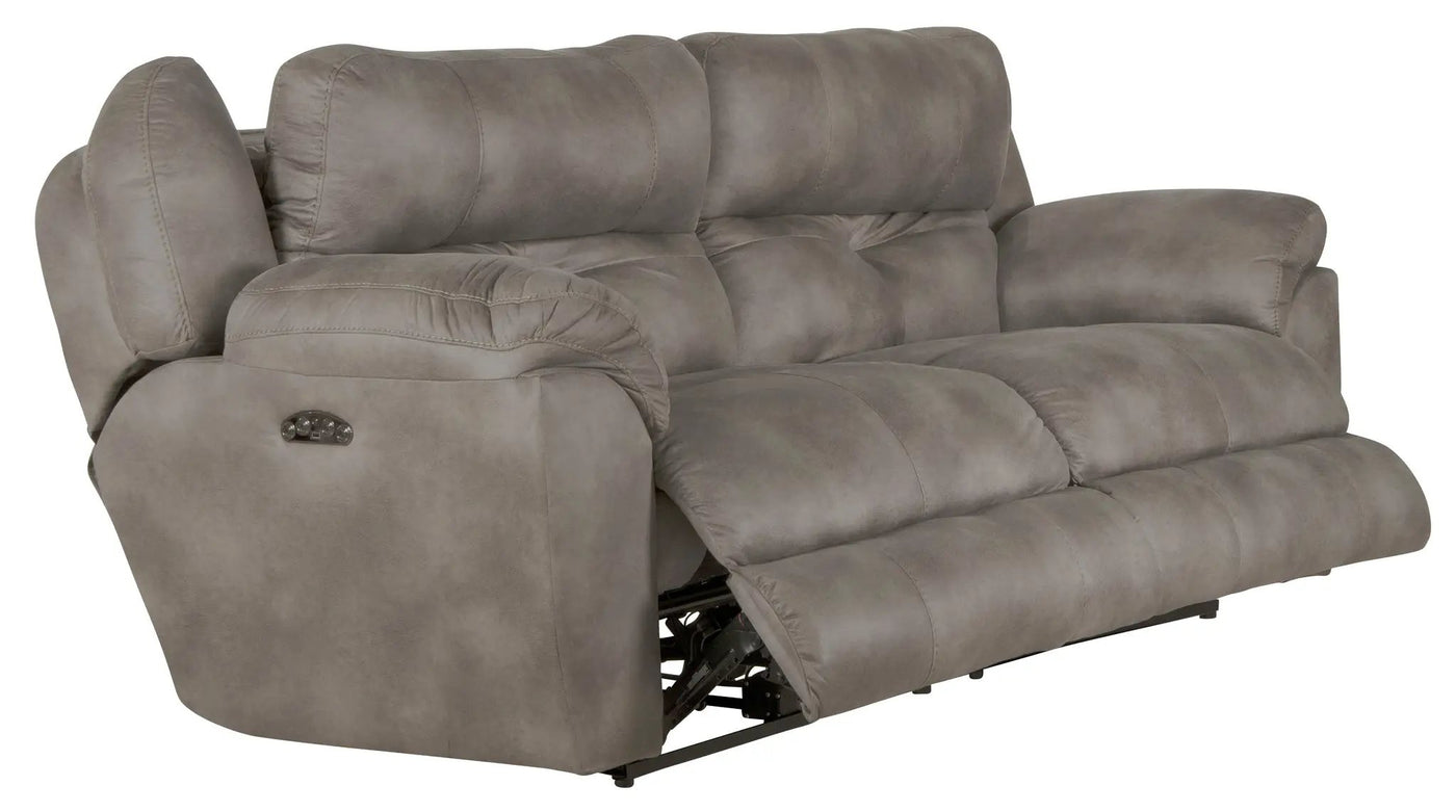 Ferrington - Power Lay Flat Reclining Sofa with Power Adjustable Headrest by Unique Piece Furniture