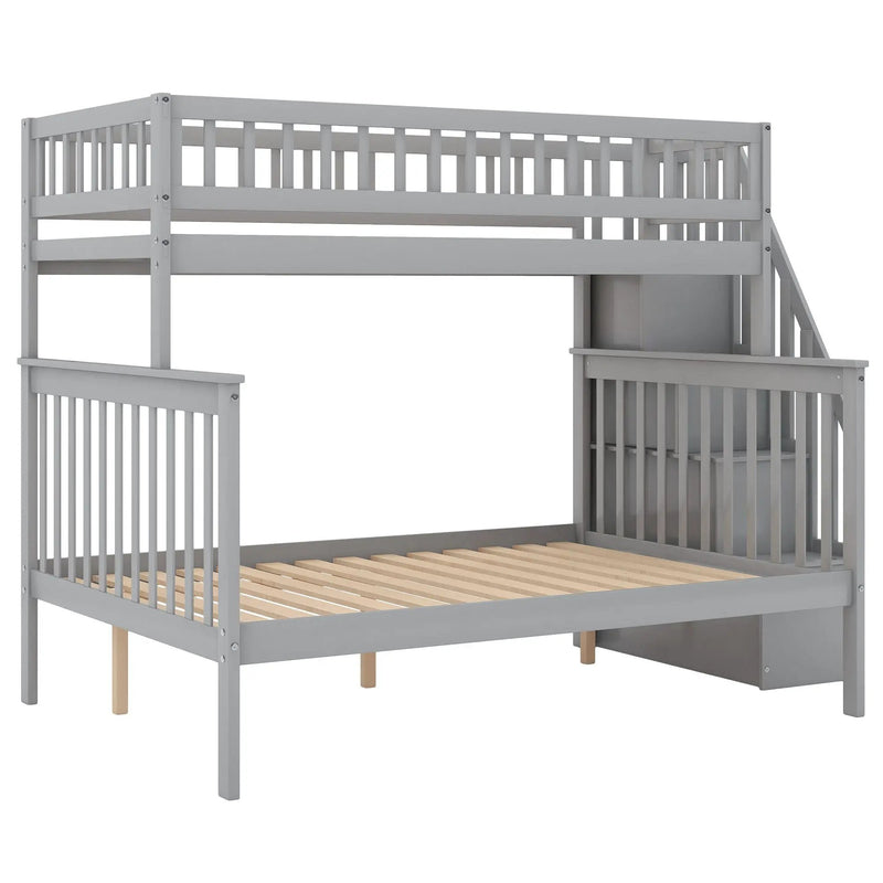 Bunk Bed With Staircase by HouseOfZazla