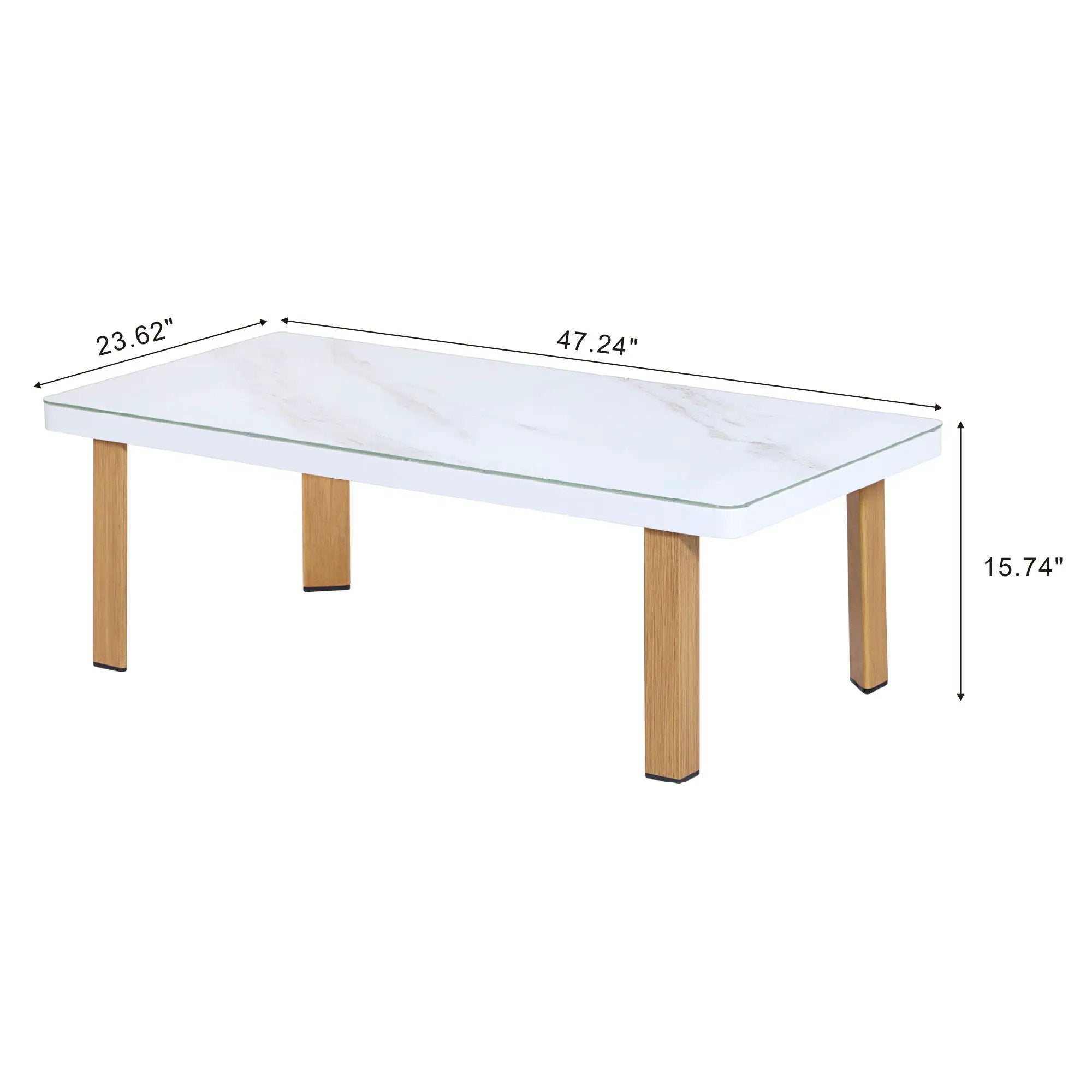 Vine - 4 Piece Outdoor Conversation Set - White by HouseOfZazla