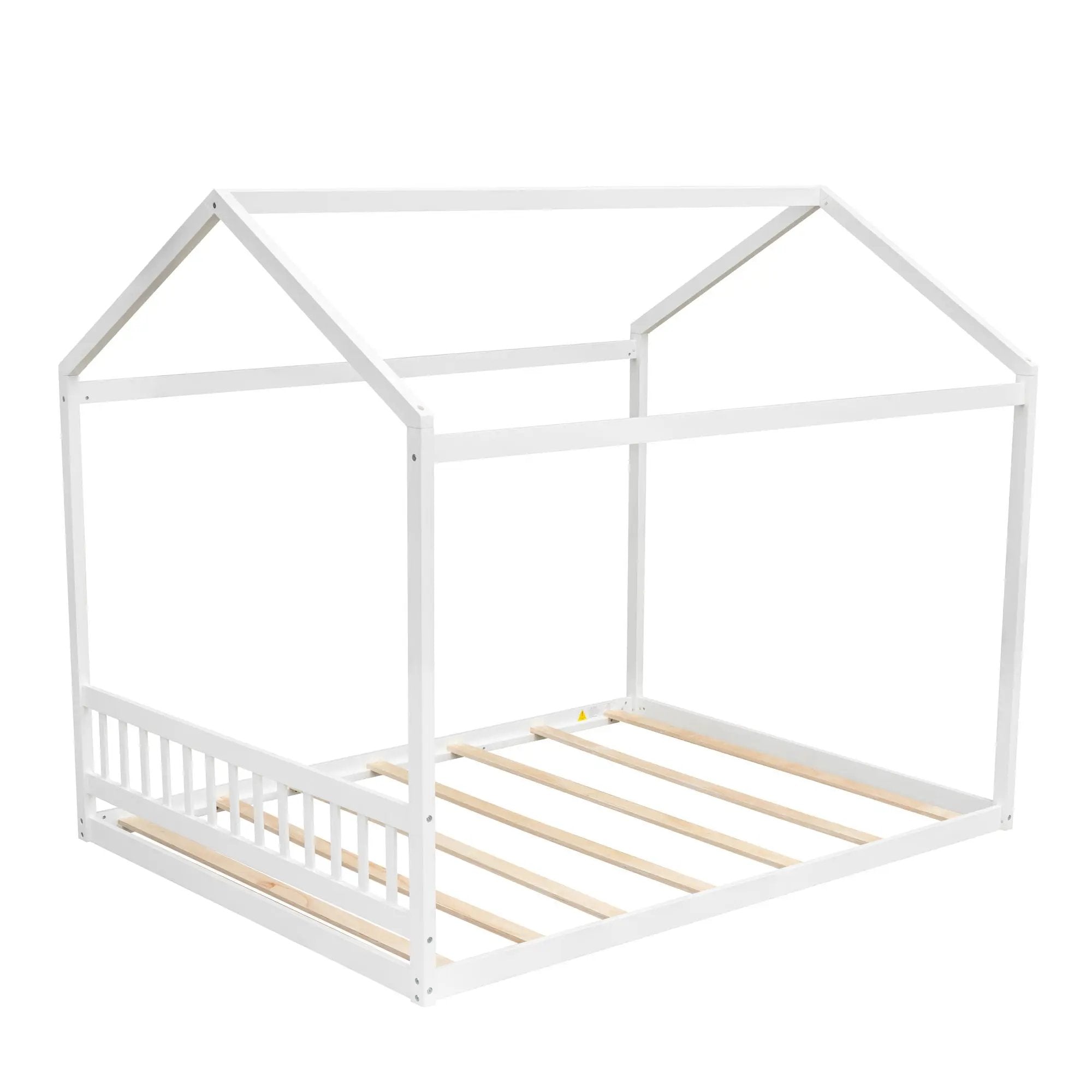 Wooden House Bed With Headboard by Unique Piece Furniture