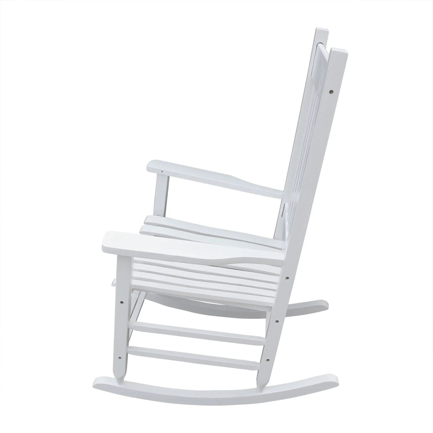 Classic Wooden Porch Rocker Chair Populus Wood Comfortable Design by Unique Piece Furniture
