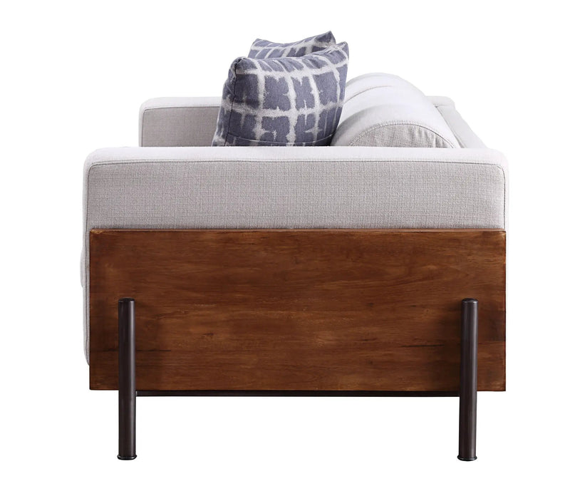 Pelton - Chair With 1 Toss Pillows - Walnut by Unique Piece Furniture