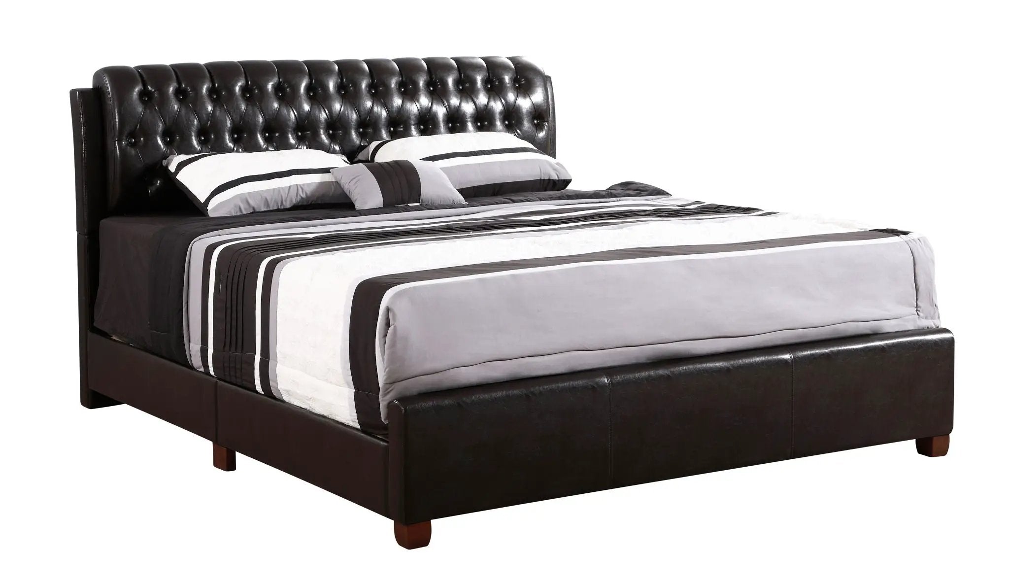 Marilla - King Bed - Dark Brown by Unique Piece Furniture