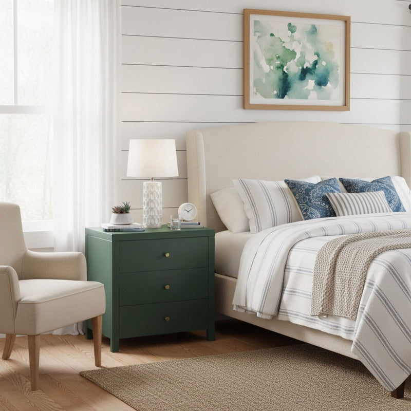 Nevarre - 3 Drawer Nightstand by HouseOfZazla