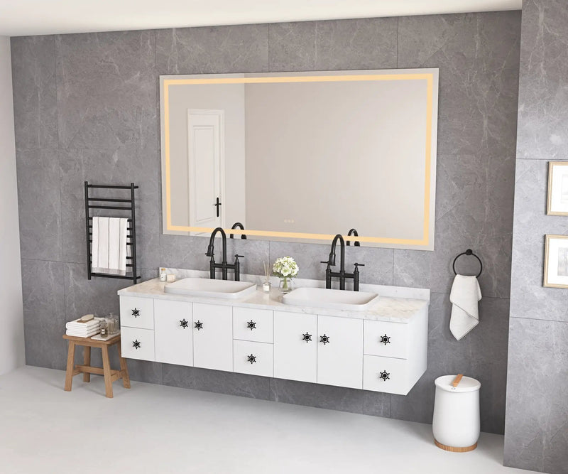 84 x 48 Inch LED Bathroom Mirror by HouseOfZazla