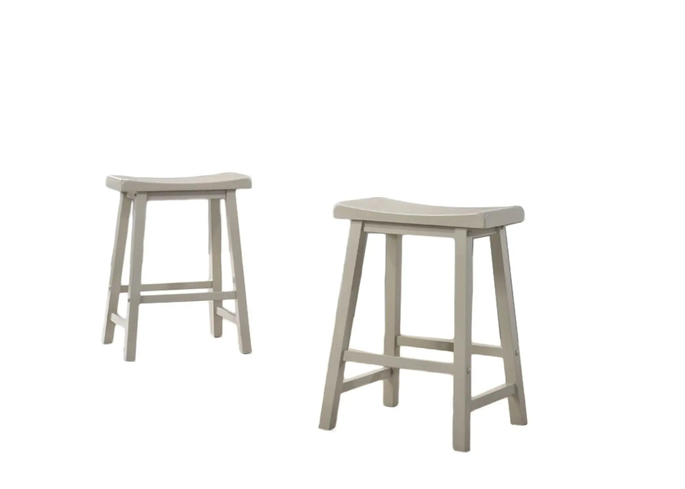 Alonzo - 17.5" Backless Ergonomic Counter Height Stool (Set of 2) by HouseOfZazla