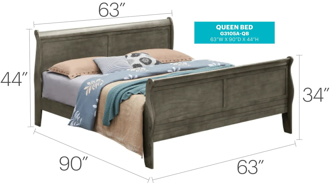 Panel Sleigh Bed by HouseOfZazla