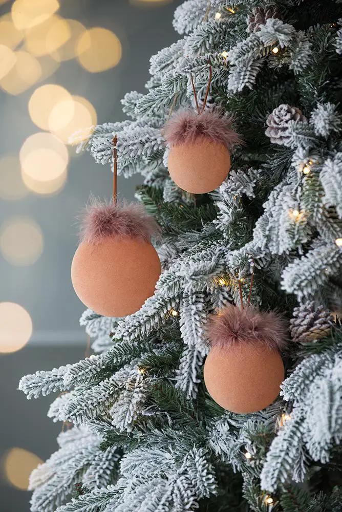 Christmas Ball Ornaments, Glass Decorative Hanging Ball Christmas Tree Ornaments by Unique Piece Furniture