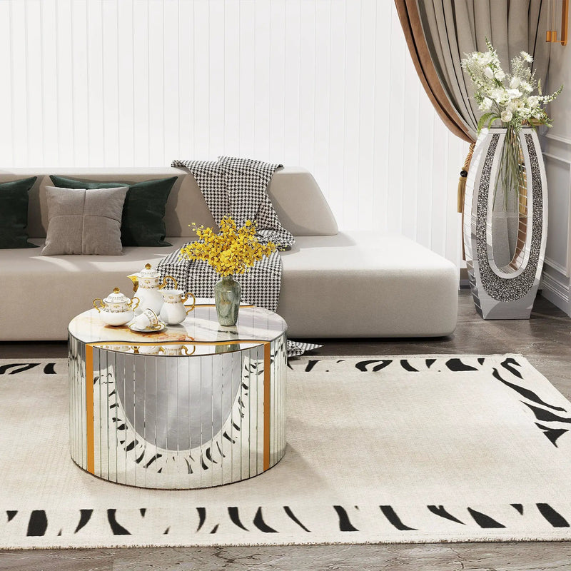 35.82" U-Shaped Tall Decorative Floor Vase by HouseOfZazla