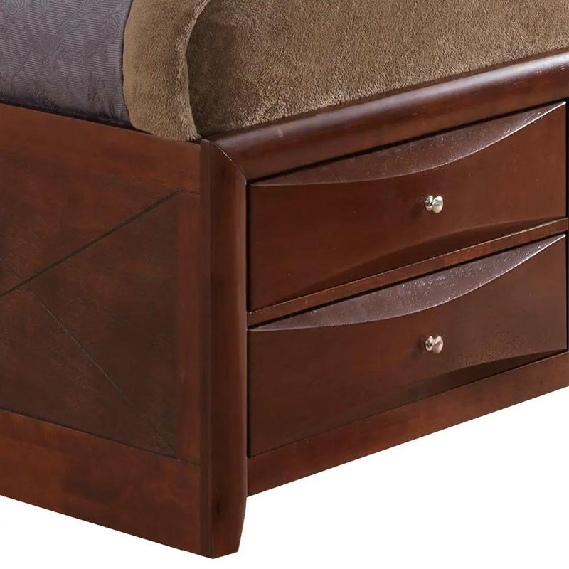 Modern Design Storage Bed With Bookcase Headboard by HouseOfZazla