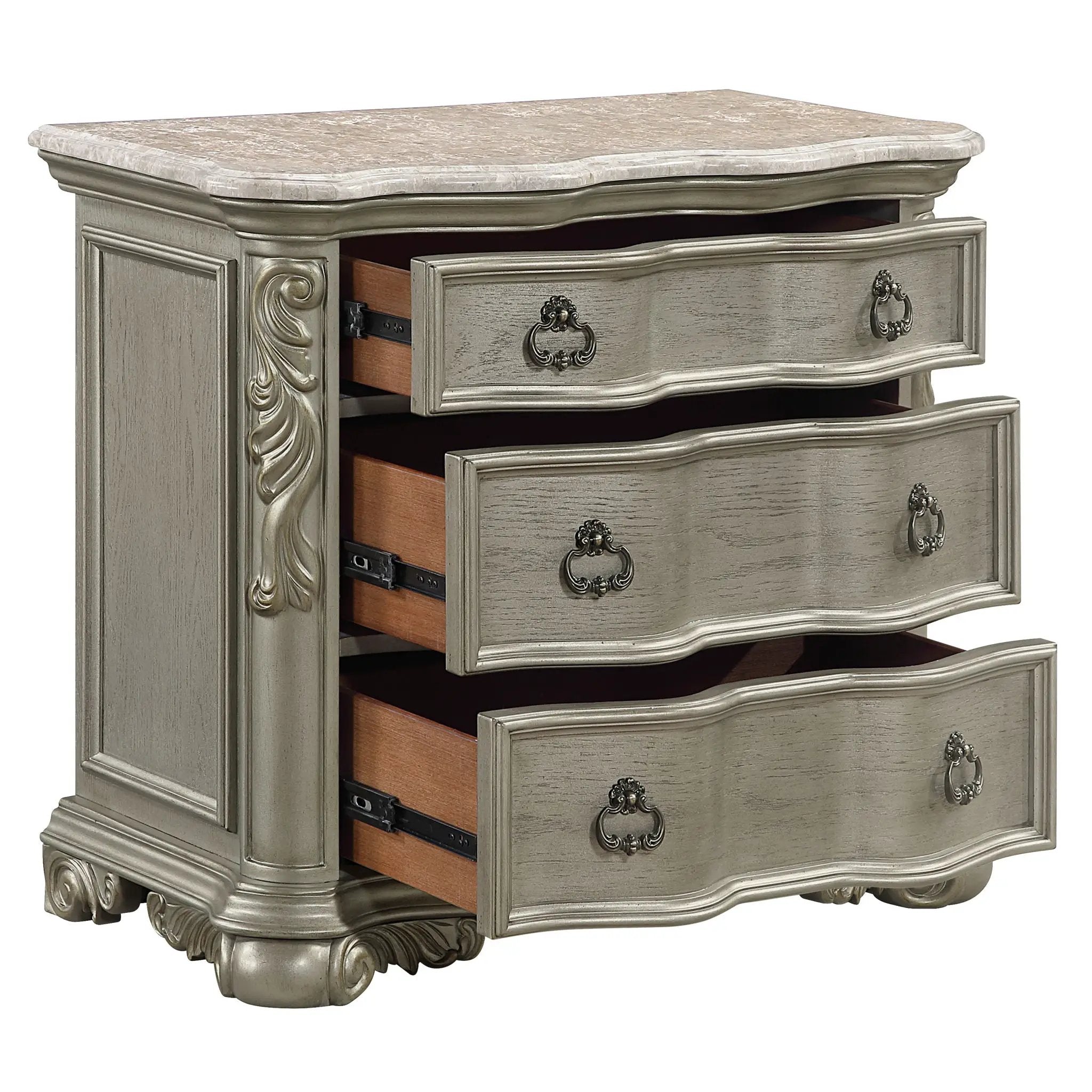 Bella - Nightstand - Champagne by HouseOfZazla