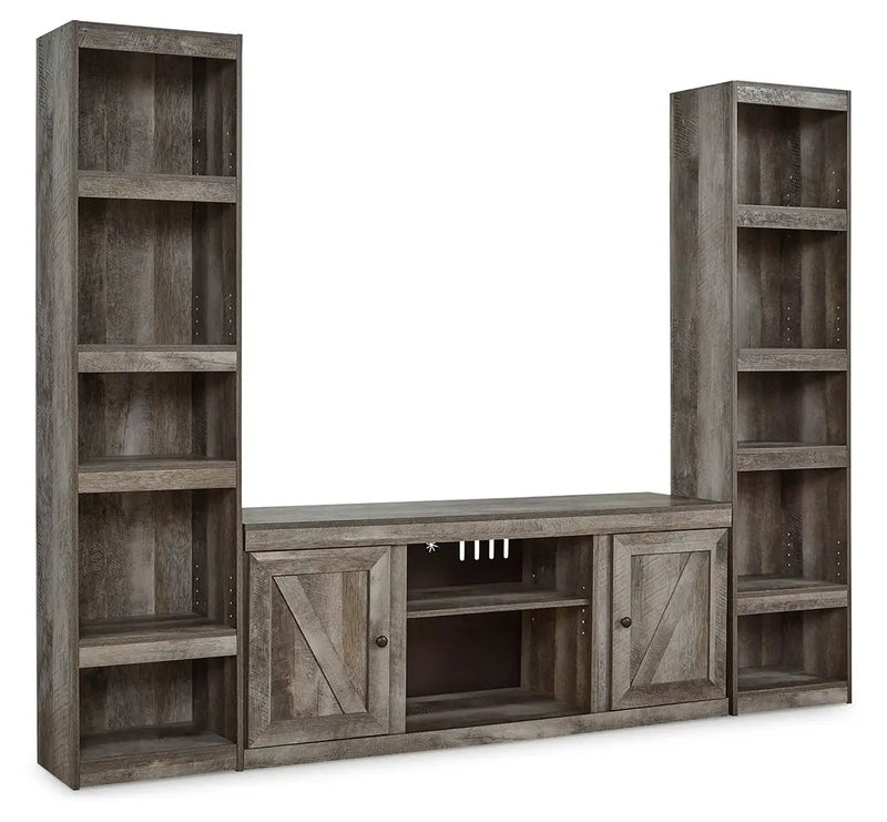 Wynnlow - 3-Piece Entertainment Center - Gray by Unique Piece Furniture
