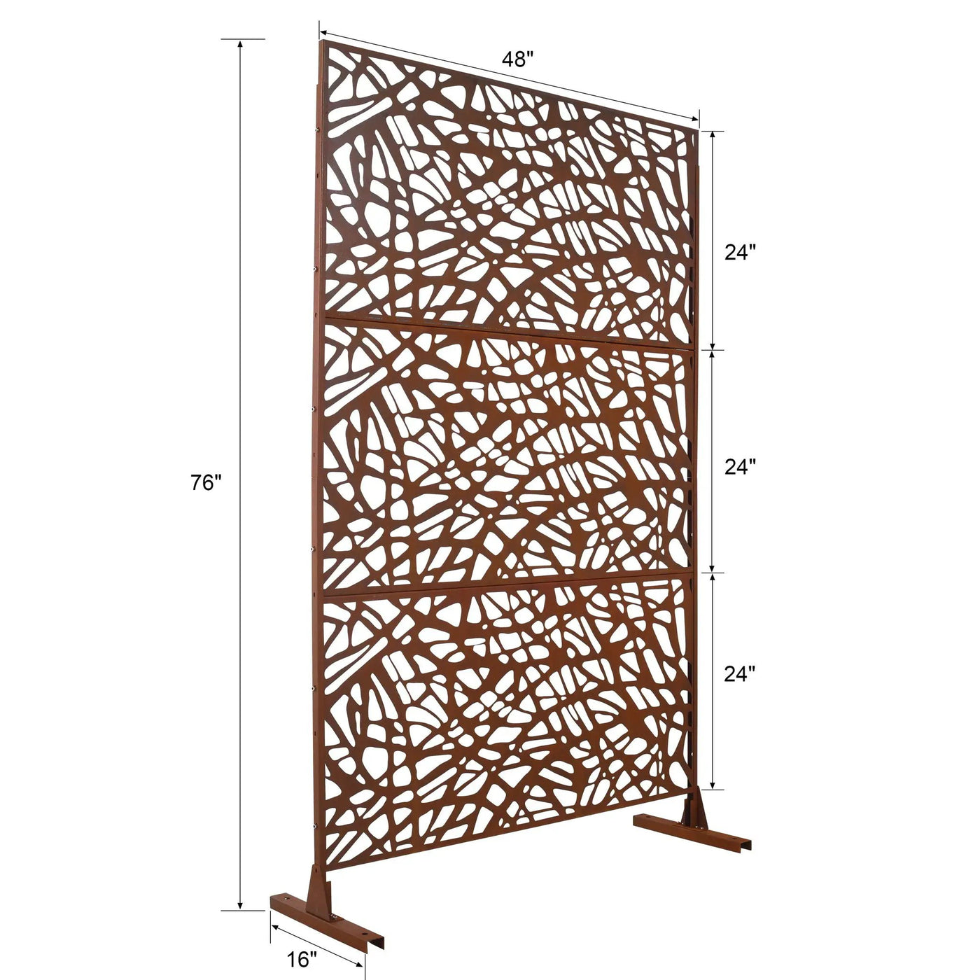 Outdoor & Indoor Freestanding Decorative Privacy Screen by Unique Piece Furniture
