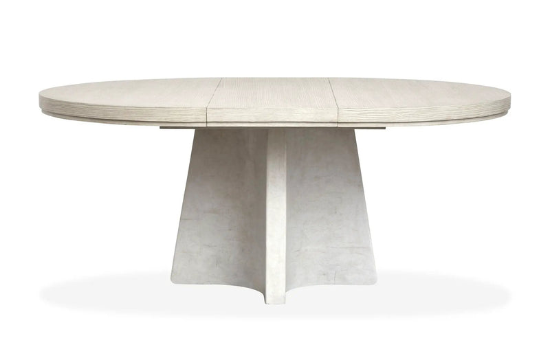 Lorelei - Extendable 54" Round Dining Table - Misty Cloud by Unique Piece Furniture