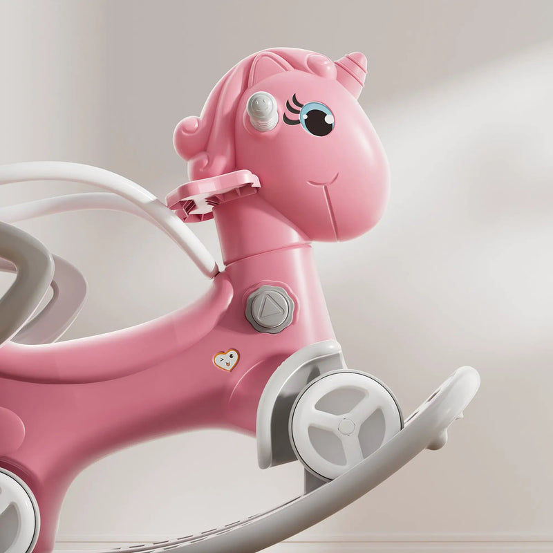 Rocking Horse for Toddlers - Unicorn Kids Ride On Toy by HouseOfZazla