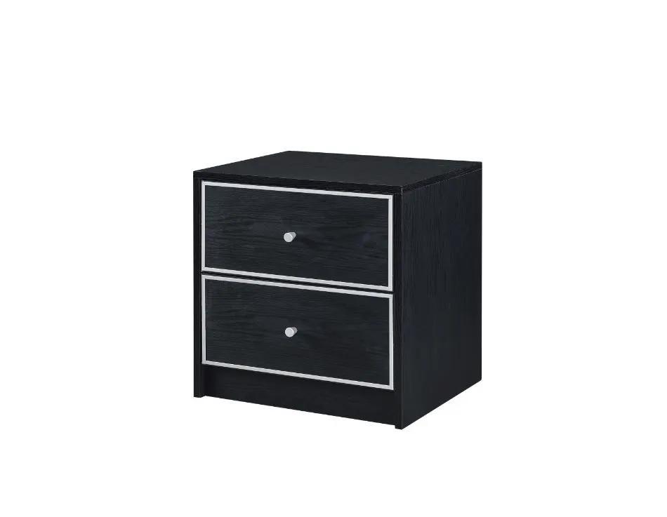 Jabir - Accent Table - Black & Silver by Unique Piece Furniture