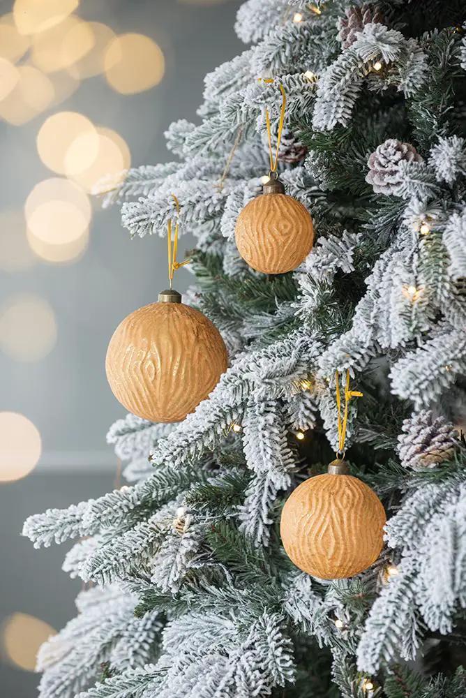Christmas Ball Glass Decorative Hanging Ball Christmas Tree Ornaments For Holiday Party Decorations by HouseOfZazla