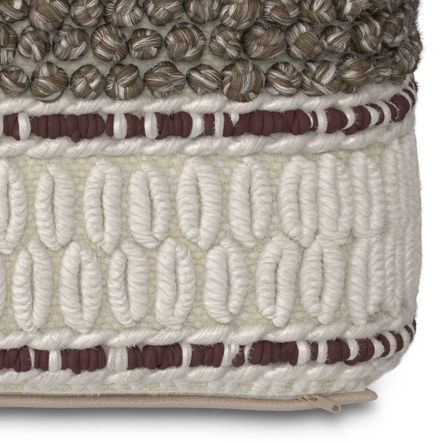Grady - Handcrafted Square Pouf by Unique Piece Furniture