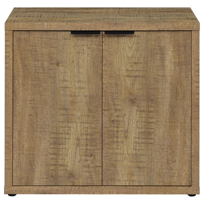 Pepita 2-door Engineered Wood Accent Cabinet Mango Brown by Unique Piece Furniture