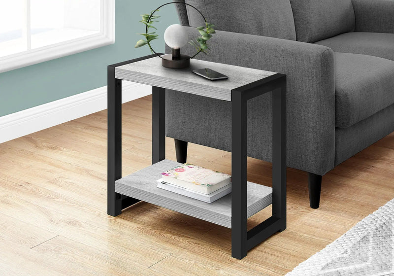 Accent Side Table, Narrow, Small, 2 Tier, Contemporary And Modern by Unique Piece Furniture