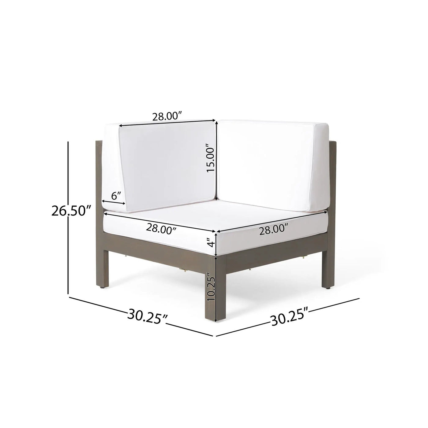 Brava - X Back Corner Chair by HouseOfZazla
